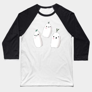 Three Ghosts art Baseball T-Shirt